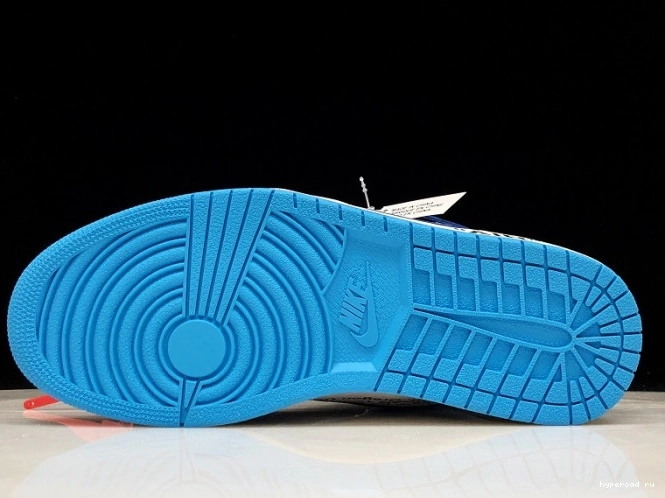 Jordan Off-White 1 Blue Powder AQ0818-148 Air UNC 1006